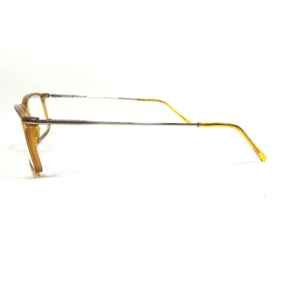 Giorgio Armani Eyeglasses Frames GA 636 247 Clear Yellow Gold Silver 56-16-140
